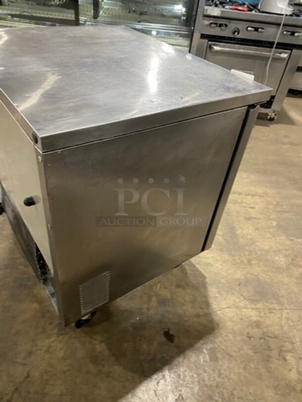 True Commercial 2 Door Lowboy/Worktop Cooler! With poly Coated Racks! All Stainless Steel! On Casters! Model: TUC36 SN: 13508645 115V 60HZ 1 Phase - Image 4 of 7