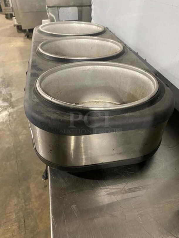 Bella Countertop 3 Compartment Slow Cooker! Stainless Steel Body! Model: YDE1121 120V - Image 2 of 7