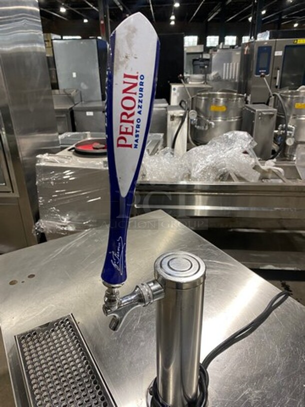 Everest Commercial Refrigerated Single Tap Kegerator! With Beer Tower! With 2 Door Underneath Storage Space! Model: EBB59 SN: BBB5914020021 115V 1 Phase - Image 9 of 11