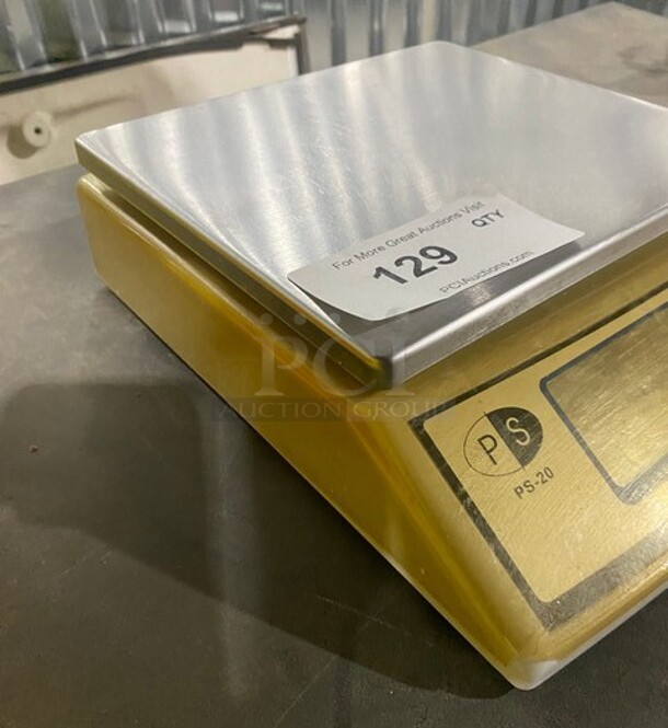 Penn Scale 20LB Metal Commercial Food Portioning Scale! MODEL PS20 SN:PS2011120221 - Image 3 of 8