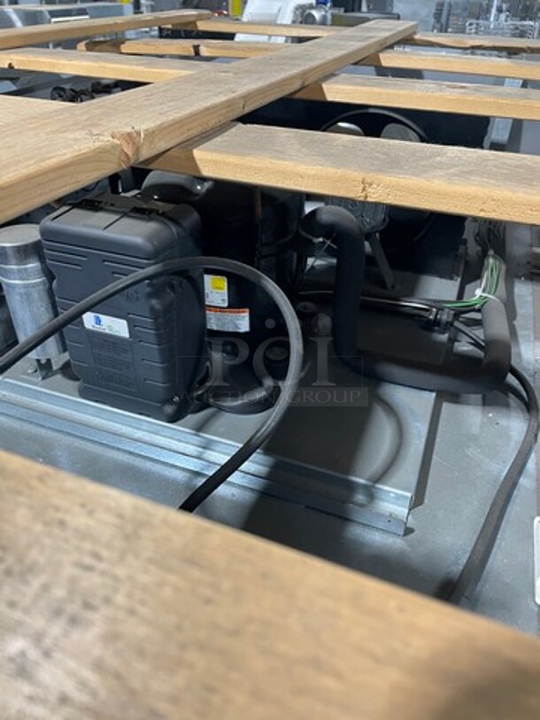 COOL! NEW! Hydra Kool Commercial 2 Door Reach In Cooler Merchandiser! With View Through Doors! Stainless Steel! Model: KGVMR2SC SN: 1627038 - Image 11 of 12