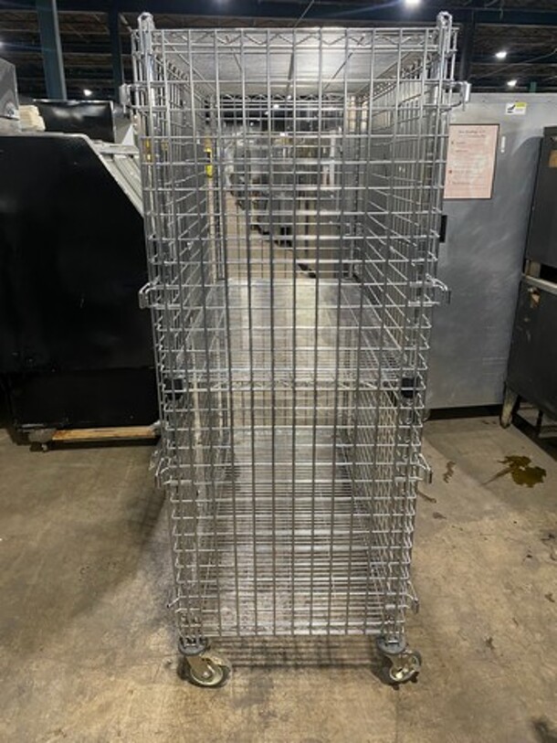 Eagle Mobile Chrome Security Cage! On Casters! - Image 3 of 7
