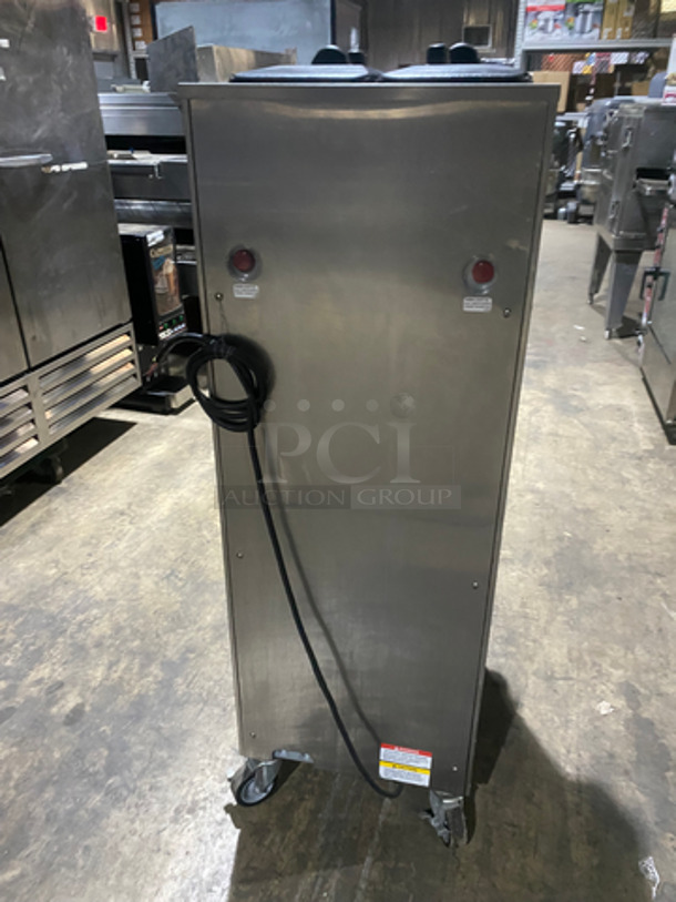 NICE! Stoelting Commercial Air Cooled 2 Flavor Soft Serve Ice Cream/Yogurt Machine! All Stainless Steel! On Casters! Model: F231309I2AD1 SN: 4209206J 208/240V 3 Phase - Image 4 of 10