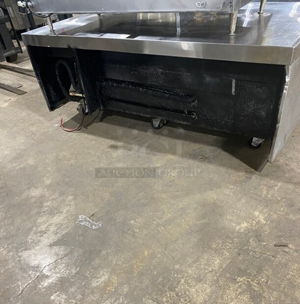 Delfield Commercial Refrigerated 4 Drawer Chef Base! All Stainless Steel! On Casters!  - Image 3 of 6