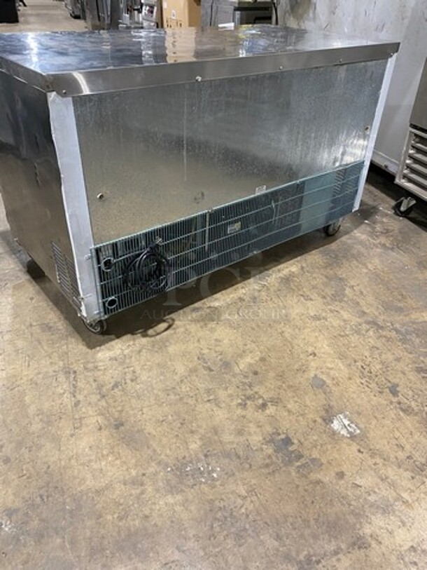 2015 Leader Commercial 2 Door Lowboy/Worktop Cooler! With Poly Coated Racks! All Stainless Steel! On Casters! Model: ESLB60SC SN: NQ06S2604 115V 60HZ 1 Phase - Image 3 of 8