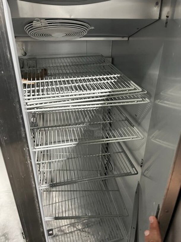 Master Bilt Commercial 2 Door Reach In Freezer! With Poly Coated Racks! All Stainless Steel! On Casters! Model: IHC48 SN: PV496199 115/208/230V 60HZ 1 Phase - Image 5 of 11