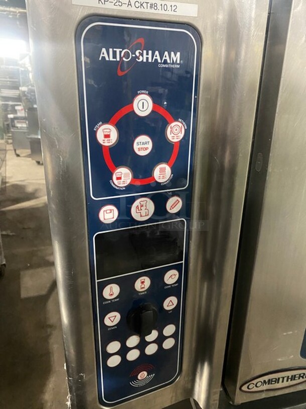 Alto Shaam Commercial Combitherm Convection Oven! All Stainless Steel! On Legs! MODEL 610ESIN SN:530099000 208-240V 3PH! 2 X Your Bid Makes One Unit!  - Image 7 of 12
