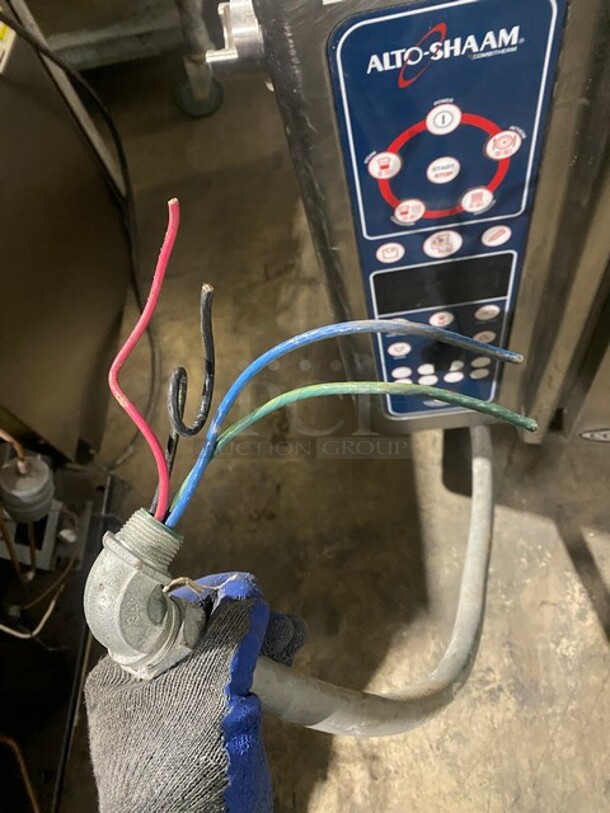 Alto Shaam Commercial Combitherm Convection Oven! All Stainless Steel! On Legs! MODEL 610ESIN SN:530099000 208-240V 3PH! 2 X Your Bid Makes One Unit!  - Image 11 of 12