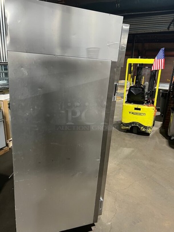 Master Bilt Commercial 2 Door Reach In Freezer! With Poly Coated Racks! All Stainless Steel! On Casters! Model: IHC48 SN: PV496199 115/208/230V 60HZ 1 Phase - Image 10 of 11