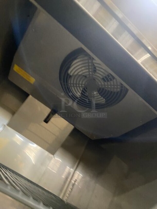 LATE MODEL! 2022 Asber Commercial Single Door Reach In Freezer! All Stainless Steel! On Casters! Working When Removed! Model: ARF23HFHC SN: 8102519008 115V 60HZ 1 Phase - Image 6 of 9