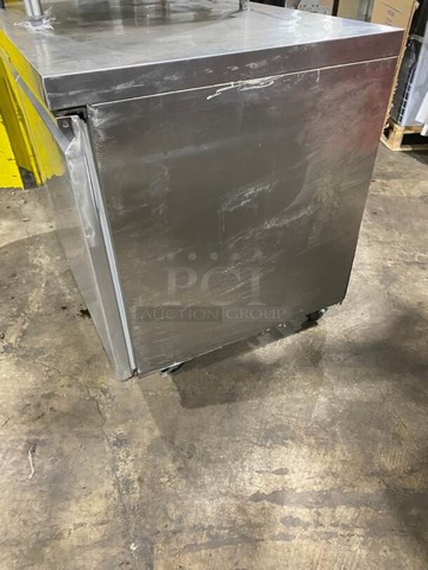 Commercial 2 Door Lowboy/Worktop Cooler! All Stainless Steel! On Casters! Model: TUC48R 115V 60HZ 1 Phase - Image 3 of 7