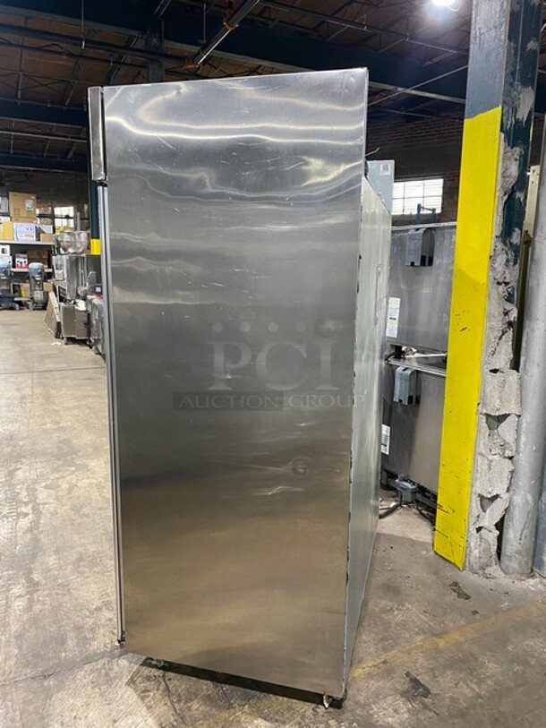 Hoshizaki Commercial 2 Door Reach In Freezer! With View Through Doors! All Stainless Steel! With Built In Pan Rack! Model CR2BFGY Serial E50251C! 115V 1Phase! - Image 3 of 12