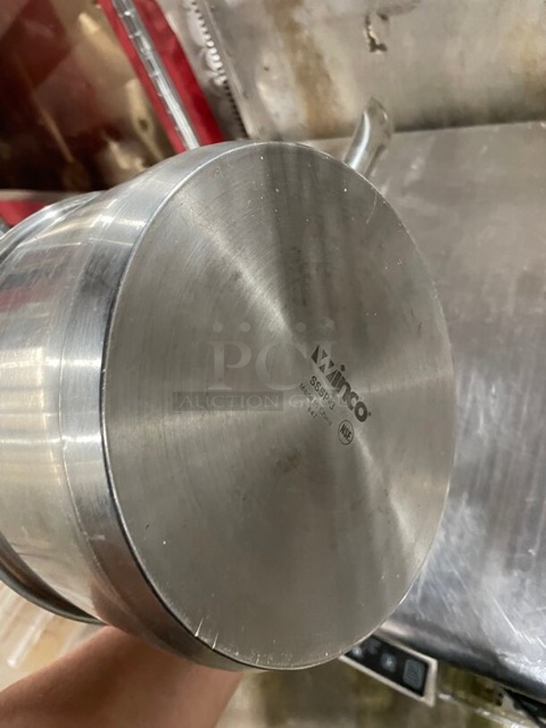 ALL ONE MONEY! Winco Commercial Stainless Steel Saucepans! With Lids! - Image 7 of 7