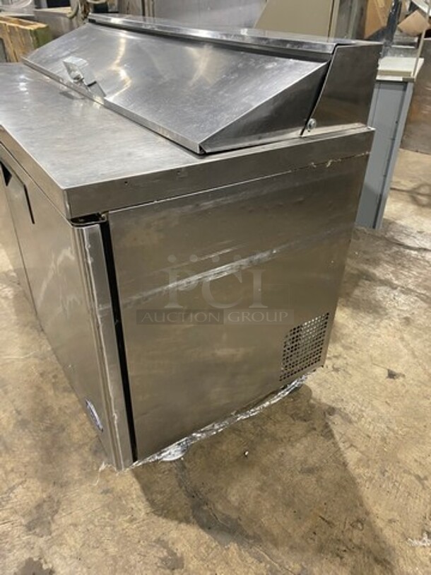 Atosa Commercial Refrigerated Sandwich Prep Table! With 2 Door Underneath Storage Space! Poly Coated Racks! All Stainless Steel! On Casters! Model: MSF8303 SN: MSF8303151119C4014 - Image 3 of 9