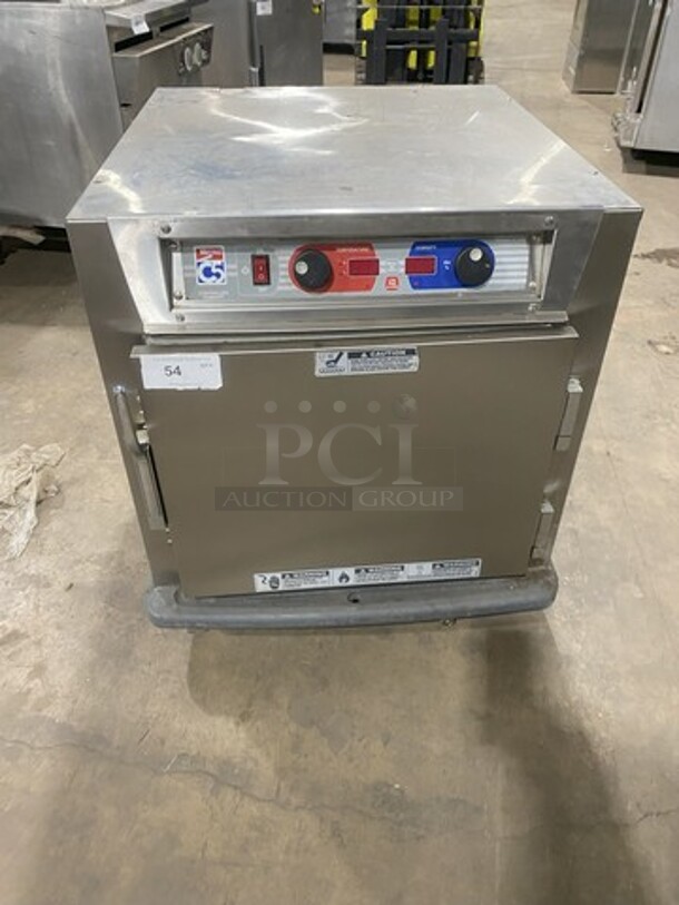 Fantastic! 2018 LATE MODEL! Metro Insulated All Stainless Steel Food Warming Cabinet! Model C593L-SFS-U! 120V 1 Phase! On Casters! Working When Removed!   - Image 1 of 8
