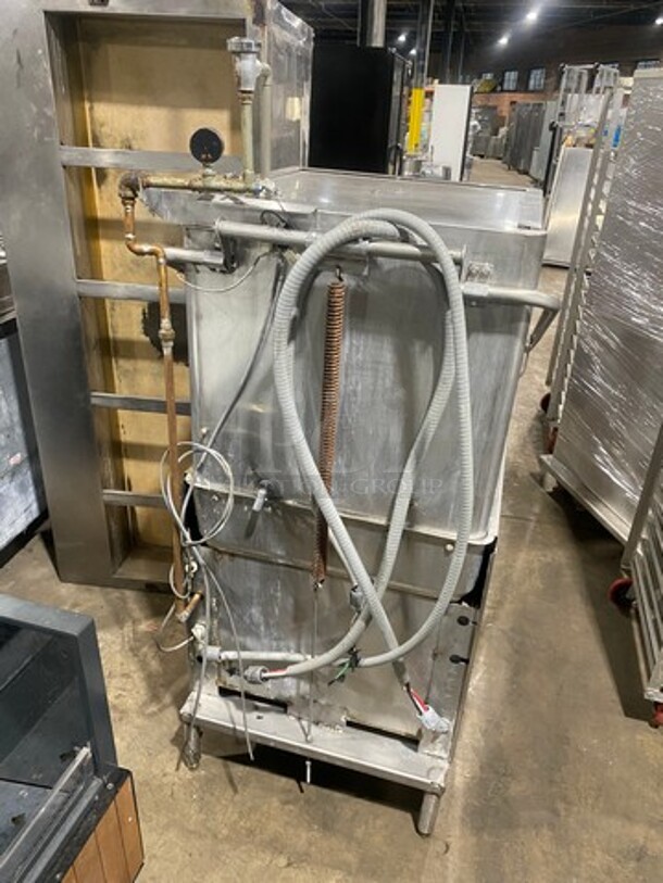 FAB! Hobart Commercial Pass-Through Heavy-Duty Dishwasher! All Stainless Steel! On Legs! Model: AM15 208/240V 60HZ 3 Phase - Image 3 of 9