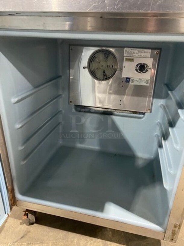 Delfield Commercial Single Door Lowboy/Worktop Cooler! Stainless Steal! MODEL 406 SN:0809152001376 115V - Image 5 of 8