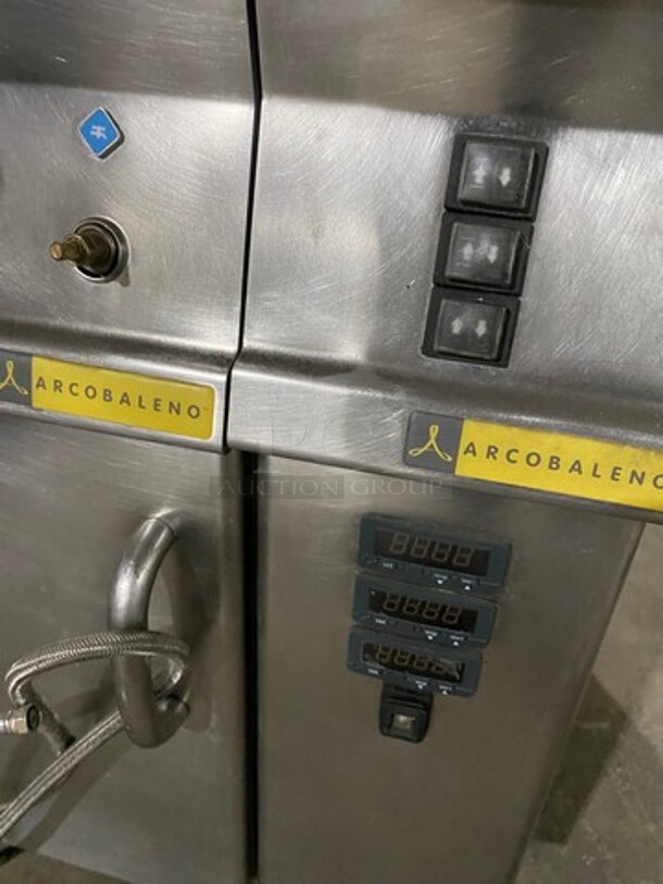 Arcobaleno Commercial Electric Powered Pasta Cooker! With Metal Baskets! Stainless Steel! On Casters! Model: APCE35 SN: 101127 220V 60HZ 3 Phase - Image 10 of 11