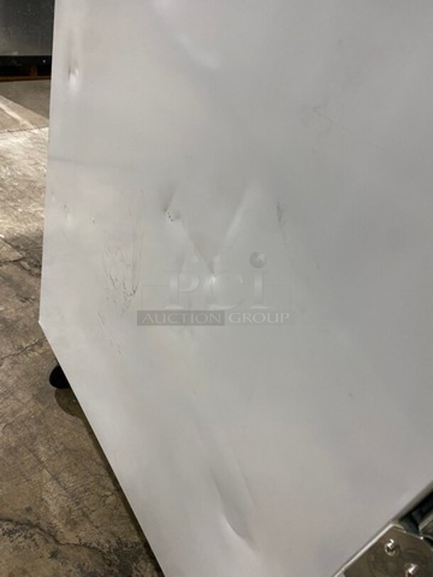 COOL! NEW! SCRATCH-N-DENT! Kelvinator Commercial Refrigerated Milk Cooler! Stainless Steel Body! On Casters! Model: KCHMC58 SN: 91610040 115V - Image 11 of 12