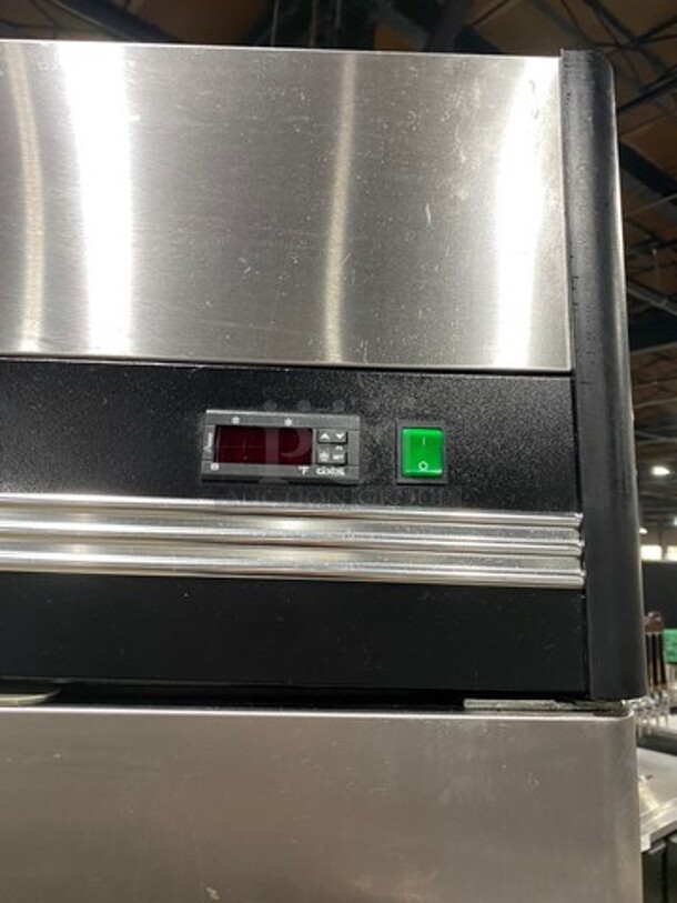 Central Commercial 2 Door Reach In Refrigerator! With Poly Coated Racks! All Stainless Steel! On Casters! Model: 69K032 SN: 440211 115V 60HZ 1 Phase - Image 9 of 10