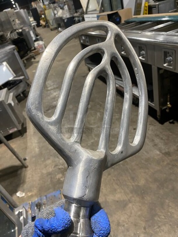 NICE! Commercial Floor Style 30QT Planetary Mixer! With Whisk And Paddle Attachments! With Bowl! Stainless Steel! - Image 9 of 10