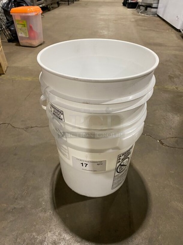 White Poly Multi-Purpose Use Bucket! - Image 1 of 4