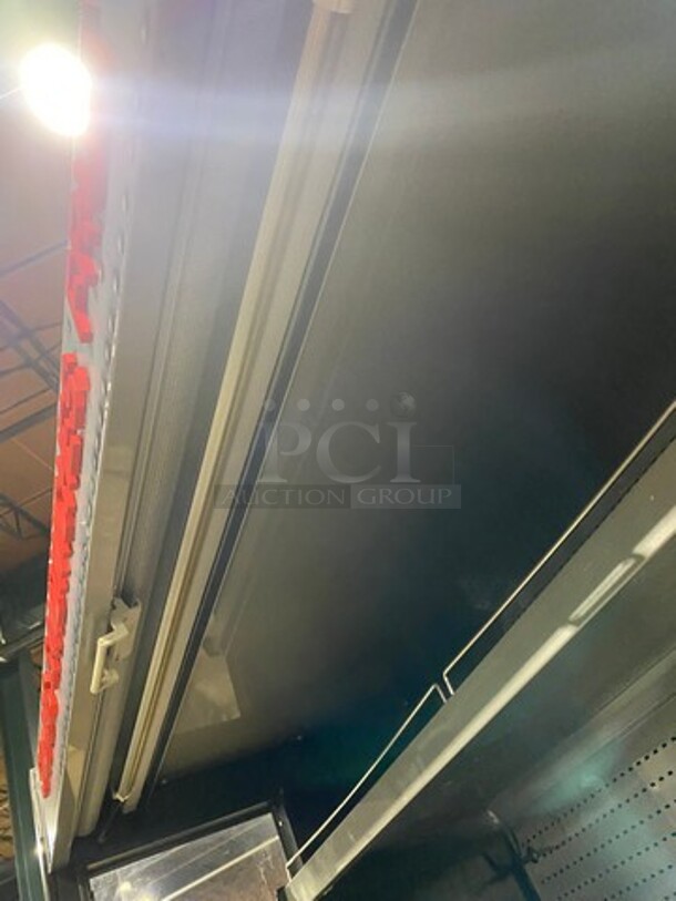 Kool It Commercial Refrigerated Open Grab-N-Go Case Merchandiser! With View Through Sides! With Front Cover! All Stainless Steel! Model: KGHOF50S SN: 1419009 120V 60HZ 1 Phase - Image 7 of 9