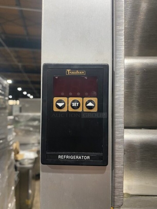 Traulsen Commercial 2 Door Reach In Refrigerator! With Pan Rack And Poly Coated Racks! All Stainless Steel! On Casters! Model: G20010 SN: T160044C11 115V 60HZ 1 Phase - Image 7 of 9