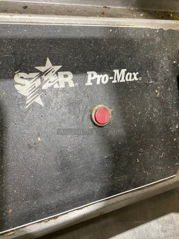 Star Pro Max Commercial Countertop Panini/Sandwich Grill! With Ribbed Press! All Stainless Steel! - Image 7 of 9