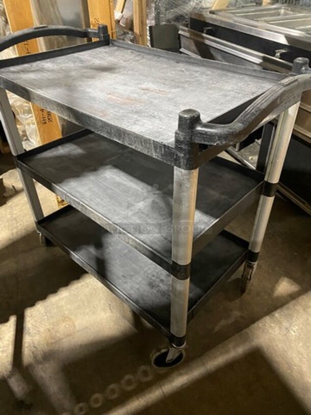 Cambro Commercial 3 Tier Poly Utility Cart! On Casters! - Image 3 of 8