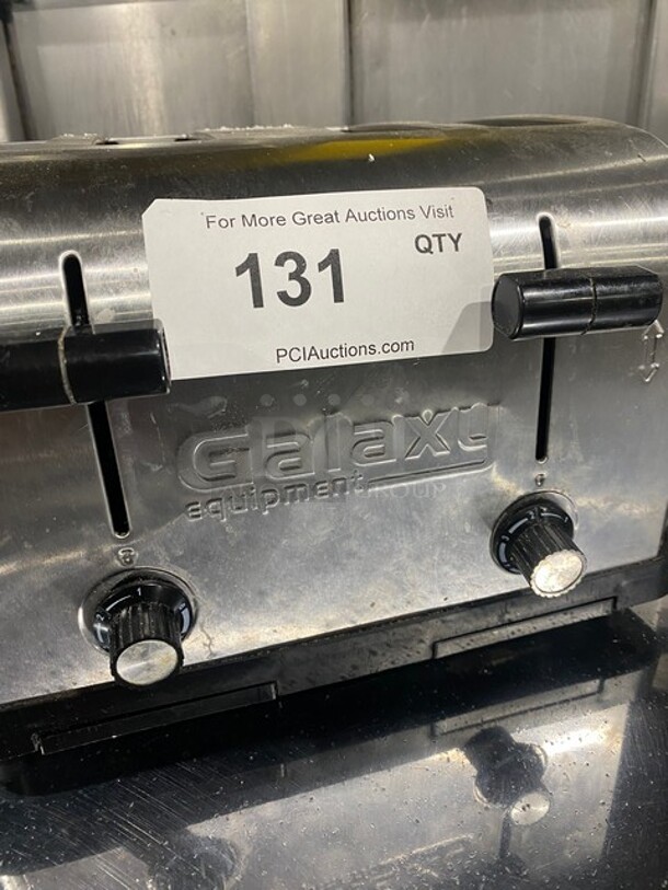 Galaxy Equipment Light Duty Pop-Up Toaster! MODEL 184MDT4 120V  - Image 5 of 7