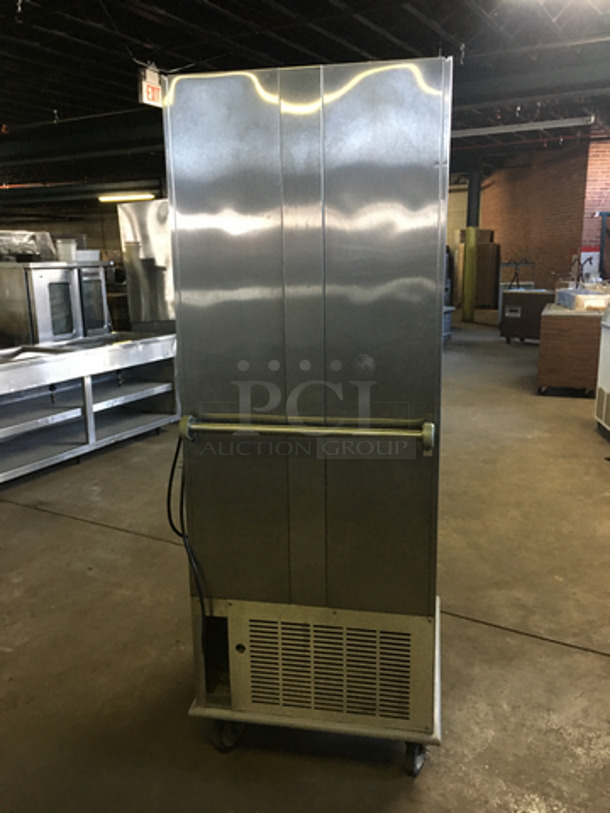 Victory Commercial Refrigerated Mobile Food Cabinet! Holds Full Size Trays! With Rack Holders! All Stainless Steel! On Casters! Model: ACRS-1D-S7-STS 115V 60HZ 1 Phase - Image 3 of 7