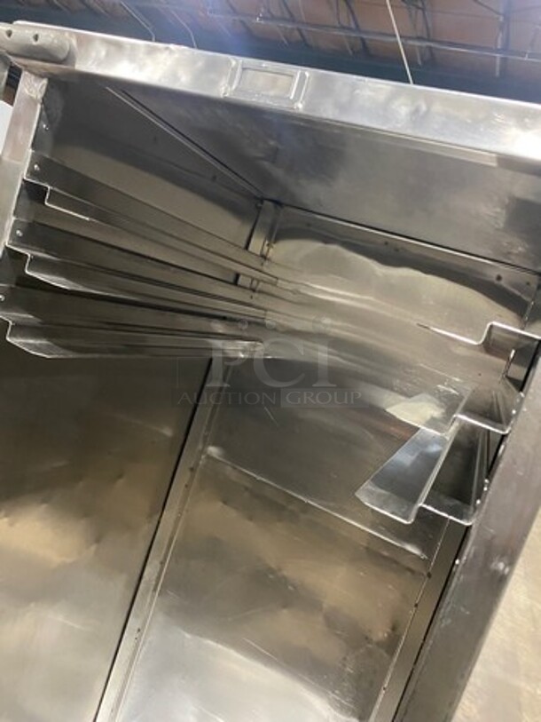 Commercial Single Door Enclosed Pan Rack! Solid Stainless Steel! On Casters! - Image 6 of 7