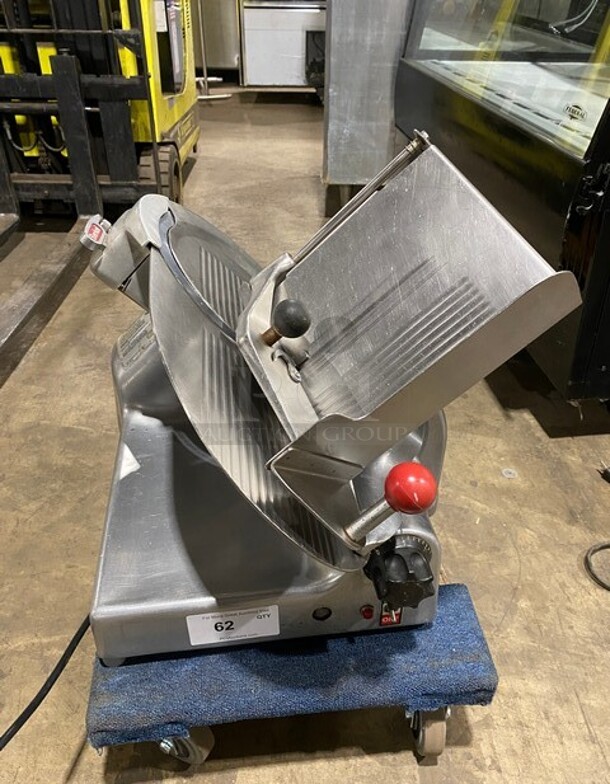 Berkel Stainless Steel Commercial Countertop Meat Slicer!