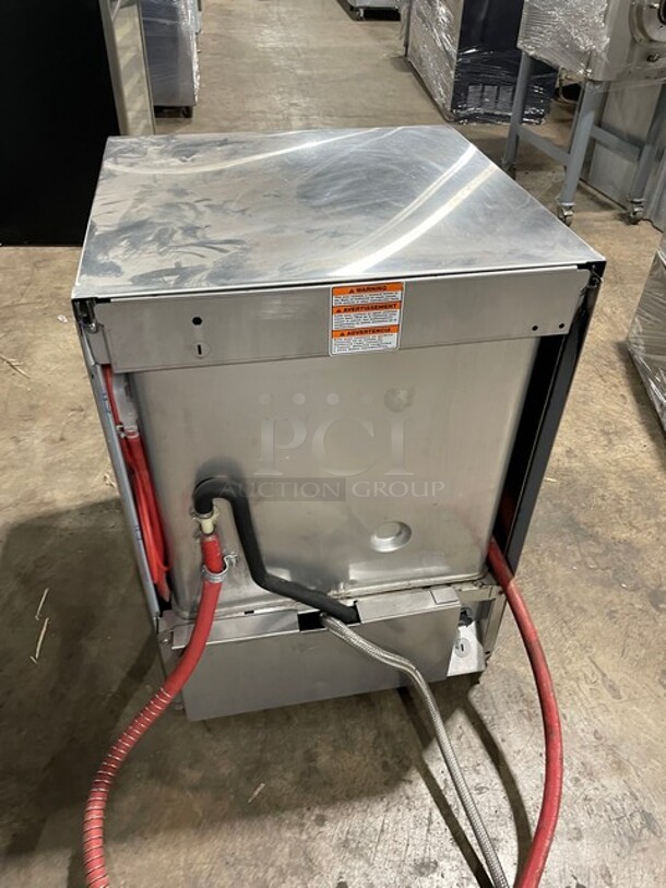 Sweet! Hobart New Body Style High Temp Commercial Undercounter Heavy Duty Dishwasher! All Stainless Steel! Model: LXEH SN: 231182121! 120/208/240V 1 Phase! - Image 4 of 7