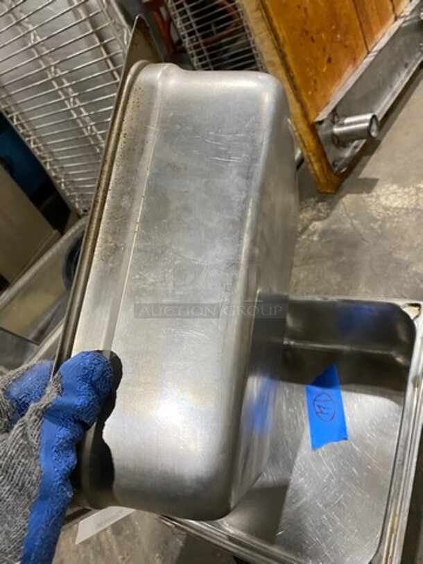 ALL ONE MONEY! Commercial Steam Table/ Prep Table Food Pans! All Stainless Steel! - Image 2 of 3