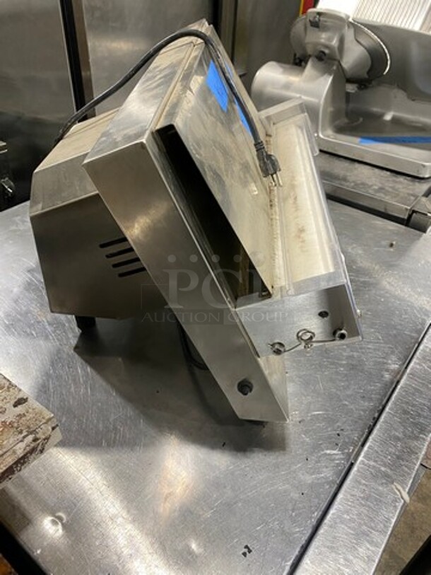 Estella Commercial Countertop Dough Sheeter! Model: EDS18S SN: 9002504 120V! Does Not Power On!  - Image 2 of 8