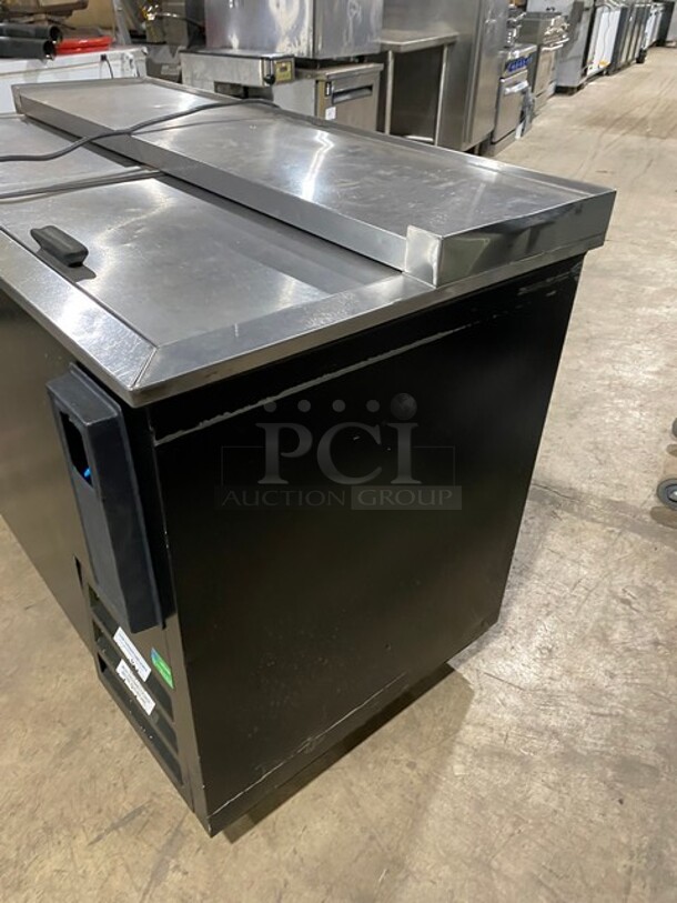 Fogel Stainless Steel Commercial Back Bar Bottle Cooler w/ 2 Sliding Lids! MODEL BC50DBST SN:2003100019 115V 1PH - Image 2 of 9