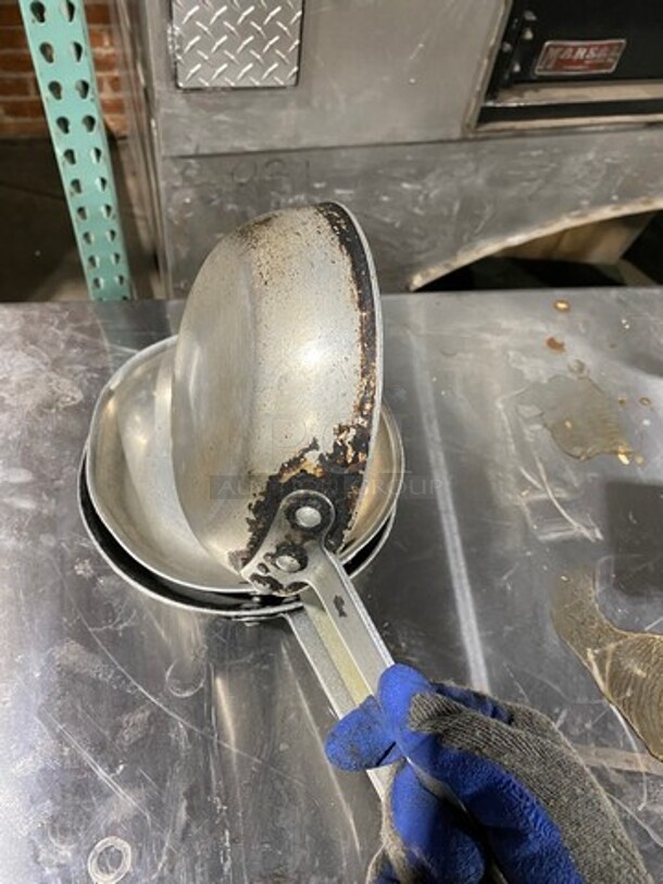 Assorted Stainless Steel Frying Pans! 4x Your Bid! - Image 2 of 6