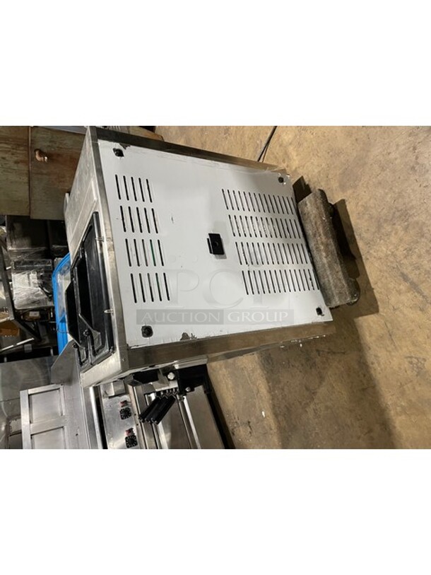 2017 Late Model SpaceMan 3 Handle Counter Top Gravity Fed Ice Cream Machine! All Stainless Steel! Model 6235A Serial 171625 220V 60HZ 1Phase! Working When Removed! - Image 3 of 9