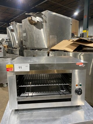 Fleetwood Commercial Countertop Electric Powered Cheese Melter! All Stainless Steel!