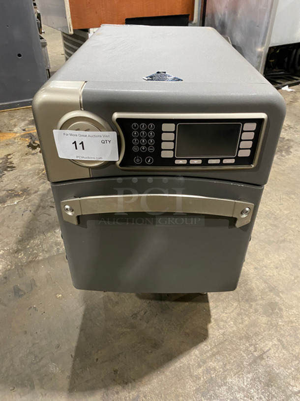 LATE MODEL! 2018 Turbo Chef Commercial Countertop Rapid Cook Oven! On Small Legs! Model: NGO SN: NGOD42186 208/240V 60HZ 1 Phase