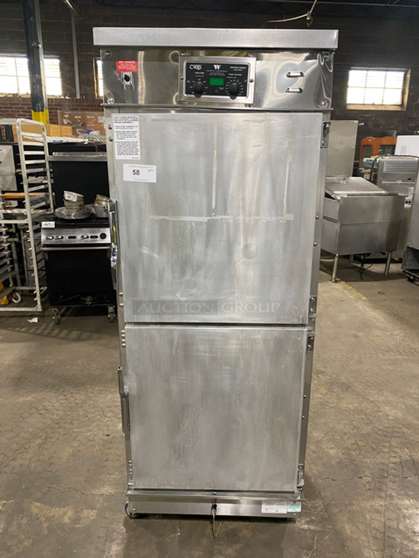 LATE MODEL! 2018 Winston Industries Commercial Heated Holding Cabinet! All Stainless Steel! On Casters! Model: HL4522GE SN: 201809040087 120V 60HZ 1 Phase