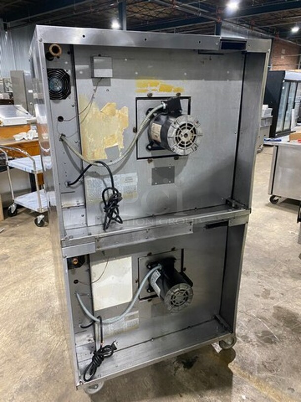 Garland Commercial Gas Powered Double Deck Convection Oven! With View Through Doors! Metal Oven Racks! All Stainless Steel! On Casters! 2x Your Bid Makes One Unit! - Image 4 of 8