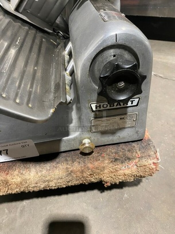 Hobart Commercial Countertop Deli/ Meat Slicer! All Stainless Steel! Model: 1612E SN: 561015680 115V 60HZ 1 Phase - Image 7 of 9