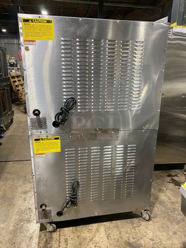Vulcan Commercial Natural Gas Powered Double Deck Convection Oven! With View Through Doors! Metal Oven Racks! All Stainless Steel! On Casters! 2x Your Bid Makes One Unit! - Image 3 of 11