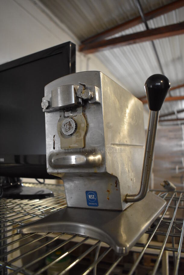 Edlund 270 Stainless Steel Commercial Countertop Electric Powered Can Opener. 115 Volts, 1 Phase. 8x12x10. Tested and Working! - Image 1 of 7