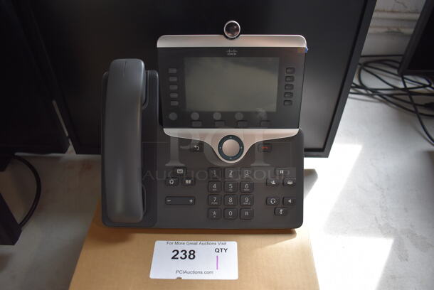 2 BRAND NEW IN BOX! Cisco CP-8845 Corded Office Telephones. 10x9x5. 2 Times Your Bid!
