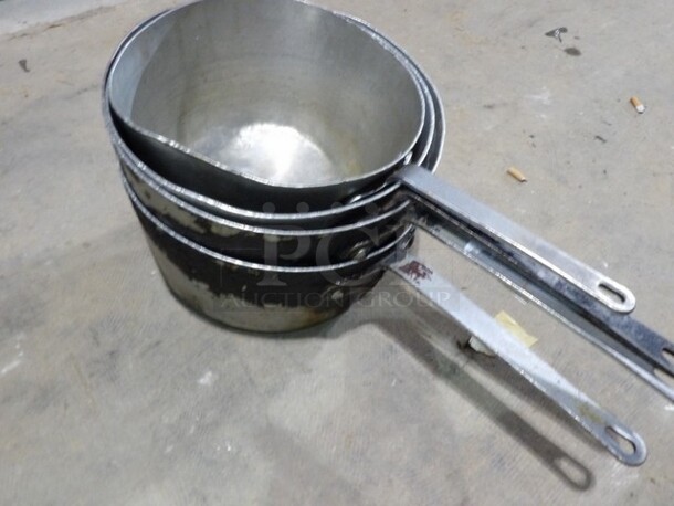 Mixed Lot of Steel Pasta/Sauce Pots, Your Bid x 4 - Image 3 of 3
