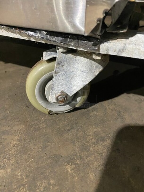 2015 Cool Tech Commercial 3 Door Reach In Cooler! All Stainless Steel! On Casters! Model: CMPH84RIF SN: W50415 120V 60HZ 1 Phase! Missing Interior Fan! - Image 9 of 12